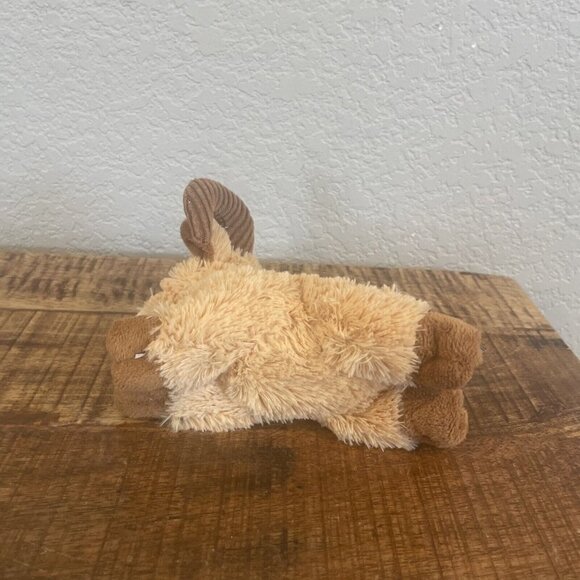 Unipak Super Soft Plush 7” Furry Ram Goat Brown Stuffed Animal Toy Cute 2017 - Picture 7 of 9